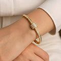 Cross Border Style Zircon Bangle Bracelet
