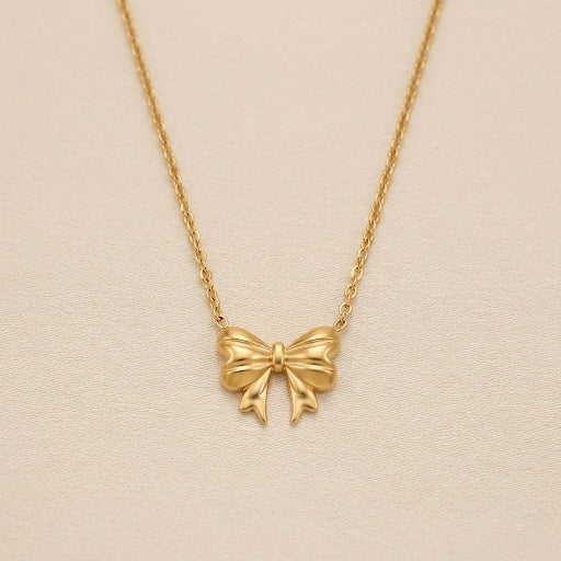 Simple Bow Necklace
