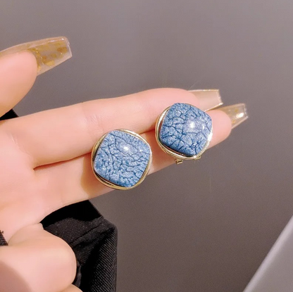 Textured marble style studs